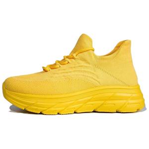 Kuding Кеды унисекс низкие разноцветные - желтые, цвет Yellow