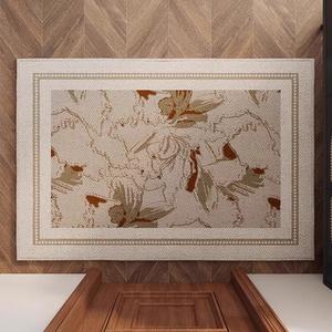 Katifia Ковер 100х100 см из высококачественного материала для прихожей, устойчивый к скольжению и грязи, Aimi Zhuangyuan