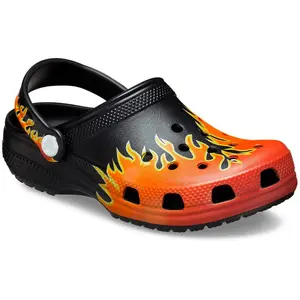 Сабо Crocs Classic Flames T, черный