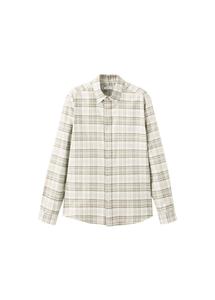 MANGO MAN Рубашка на пуговицах Regular Fit 'Brighton' в песочном, светло-бежевом цвете