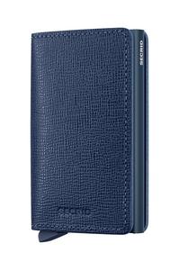 Кожаный кошелек Secrid, темно-синий