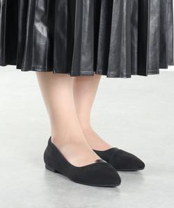 Плоские туфли с заостренным концом 1182 Liberty Doll, цвет Black Suede Pu