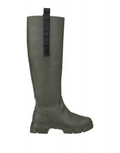 Сапоги Ganni, зеленый