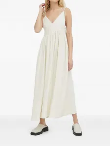 Платье миди с завязками Lovechild, нейтральный