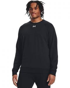 Мужская толстовка Under Armour Rival Fleece Crew, Black/White