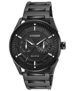 Мужские часы Drive from Citizen Eco-Drive, черный браслет из нержавеющей стали, 42 мм