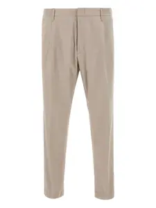 Брюки прямого кроя с защипами Dondup, нейтральный