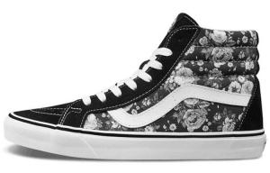Кроссовки Vans SK8-HI Reissue High Top Rose Black White Unisex 'Black White'