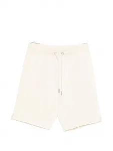 Шорты с логотипом Ami Paris, бежевый