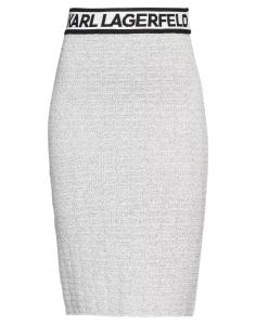 Юбка миди Karl Lagerfeld, белый