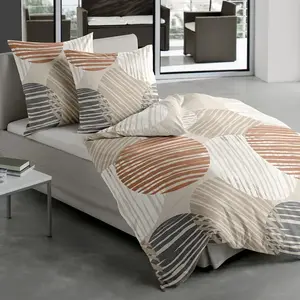 Постельное белье Traumschlaf, бежевый