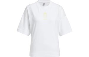 Футболка с рукавом дроп-шоулдер женская белая Adidas Neo