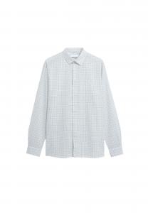 ARMEDANGELS Рубашка на пуговицах 'Check' комфортного кроя в цвете хаки