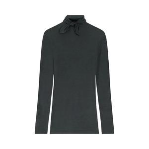 Топ Lemaire Foulard Top With Patchs, Coal