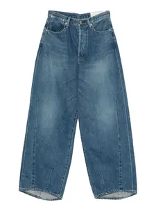 Джинсы с эффектом потертости Kuro, синий