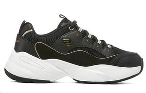 Кроссовки женские DLITES с низким верхом, черные/золотые Skechers