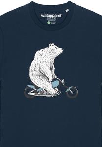 Футболка с принтом watapparel, темно-синий