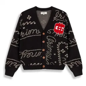 Толстовка Grimey Lone Hand Knitting, черный