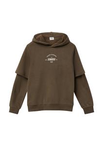 s.Oliver Толстовка в темно-коричневом цвете