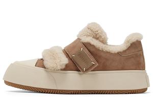 Женские скейтерские кеды GG-CC низкие черные с абрикосовым Абрикос (кашемировая кожа)