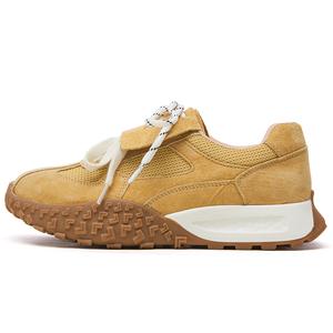 BENZI Женские противоскользящие износостойкие дышащие влагоотводящие быстросохнущие легкие низкие повседневные туфли желтые, цвет Yellow