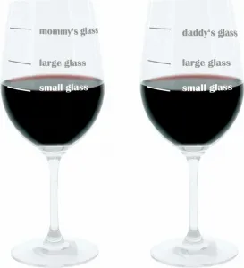 Бокал для вина Leonardo XL, набор из 2 шт., бокал для мам и пап, подарочный бокал для настроения с забавной гравировкой, бокал для вина для настроения, 610 мл Glaskoch