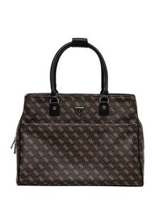GUESS USA сумка-тоут с логотипом, коричневый