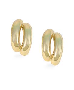 Женские серьги-кольца The Strokes - Калифорнийское золото SOHI, Gold