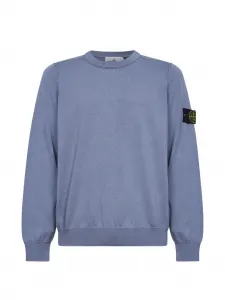 Свитер с нашивкой Stone Island, синий