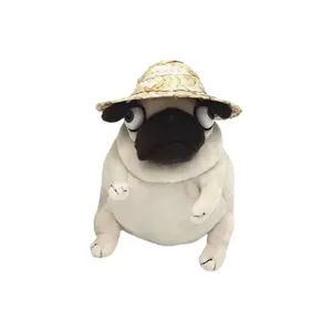 Плюшевый кулон Haba Dog Pug высотой 15 см YUEYUEXIONG