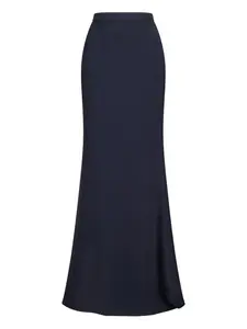 Юбка макси из кади VALENTINO GARAVANI, синий