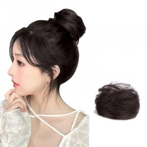 Круговая накладка из натуральных волос круглой формы для свежего вида и полного контура против старения YOSEE