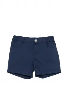 Шорты на эластичном поясе Moschino Kids, синий