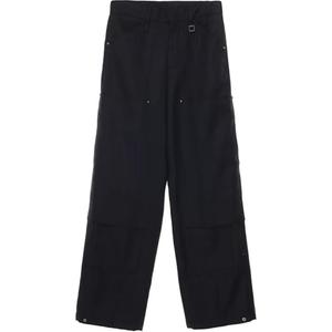 Многослойные шерстяные брюки WOOYOUNGMI, черный