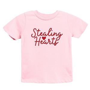 Футболка с принтом Stealing hearts cursive The Juniper Shop, Pink