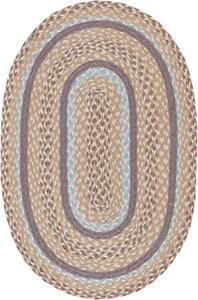 SAFAVIEH Cape Cod коллекция ковер, 183 x 275 см, Blue & Olive, ручное плетение из джута, идеально для помещений с высокой проходимостью в гостиной, спальне (CAP241X)