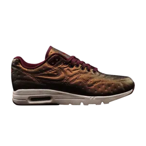 Кроссовки Nike Wmns Air Max 1 Ultra Premium Jacquard 'Metallic Mahogany', красный