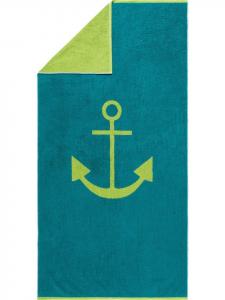 Пляжное полотенце Erwin Müller, цвет smaragd/apfelgrün