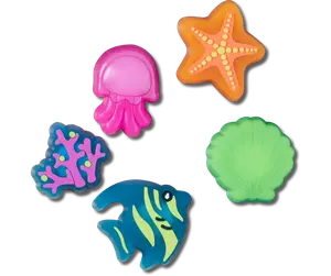 Джиббитсы Lights Up Under The Sea 5 Pack Crocs