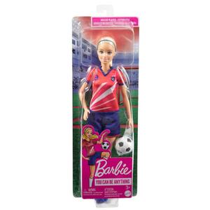 Mattel, кукла Барби-футболист, красная рубашка