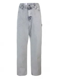 Джинсы с эффектом потертости CARHARTT WIP, серый