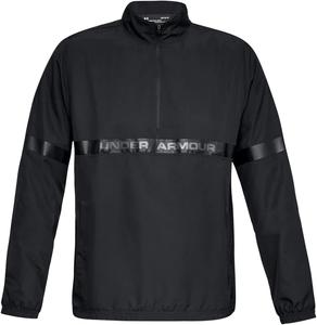 Мужская спортивная тканая куртка Under Armour с застежкой-молнией 1/2, Black (001)/Charcoal