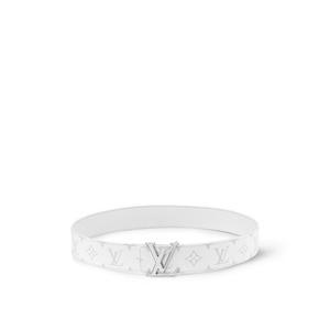 Реверсивный ремень LV Initiales 40 мм Louis Vuitton, белый