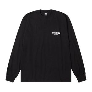 Футболка Stussy Rollers Long-Sleeve Tee, Black