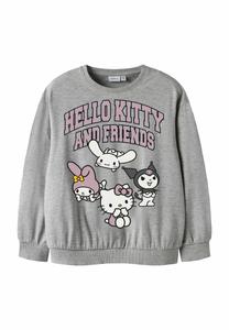 Толстовка Name it HELLO KITTY, Grey Melange/Grey