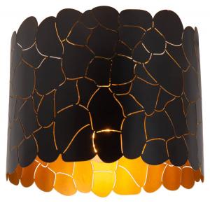 Потолочный светильник Lucide ALMELO, черный - сталь - 26 x 22 x 26 см