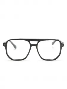 Очки-пилоты с логотипом Philipp Plein, черный