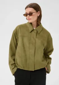 Куртка из искусственной кожи slsonjia в форме воздушного шара Soaked In Luxury, Military Olive