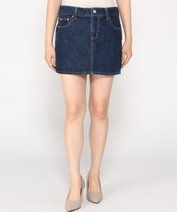 (W) Джинсовая мини-юбка