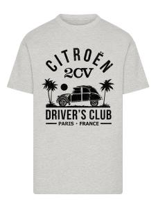 Рубашка F4NT4STIC Citroën 2CV Drivers Club Black Beach, серый